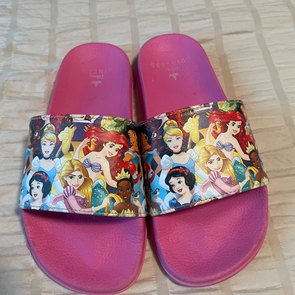 Disney Princess Multicolor Slide Sandals